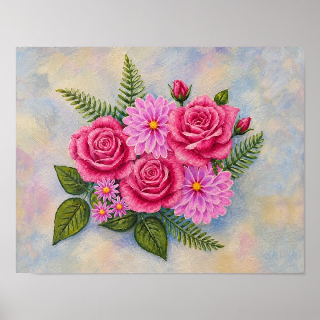 Poster Rosas e Dahlia (Frente)