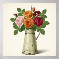 Rosas em antigos jug-vintage