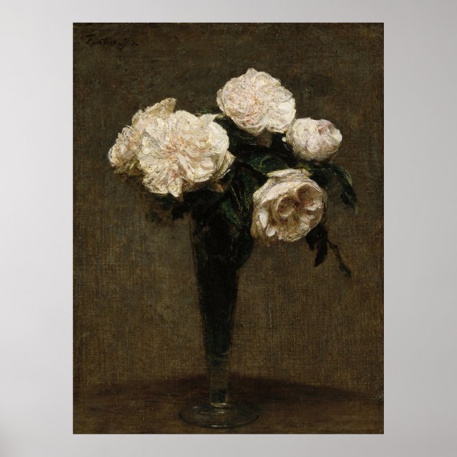 Poster Rosas em um Vaso (Frente)