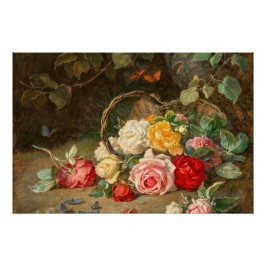 Pôster Rosas em uma cesta - Josef Neugebauer