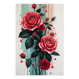 Pôster Rosas etéreos
