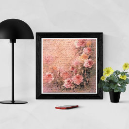 Poster Rosas Florais Anticorpos