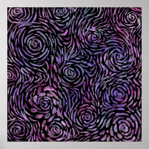 Poster Rosas impressionistas