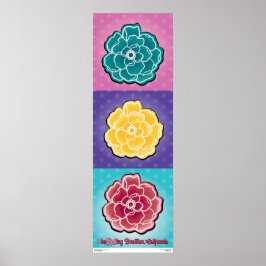 Poster - Rosas Pop - Buellton.Art