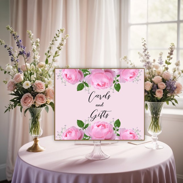 Poster Rosas Rosa Fragrantes, Cartões de Casamento e Post (Criador carregado)