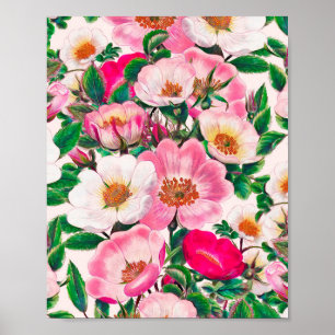 Poster Rosas selvagens
