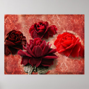 Poster Rosas vermelhas