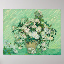 Poster Rosas Vincent van Gogh Impressionista
