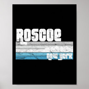 Poster Roscoe New York Ny Retro Vacinação - Pista De Pé