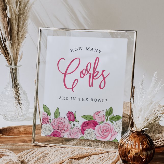 Poster Rosé Garden "Quantos Corcos" - Sinal de Jogo (Criador carregado)