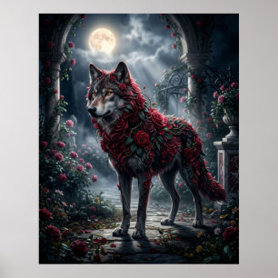 Poster Rose Wolf Jardim da Meia-Noite
