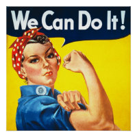 Rosie Riveter Vintage Propaganda