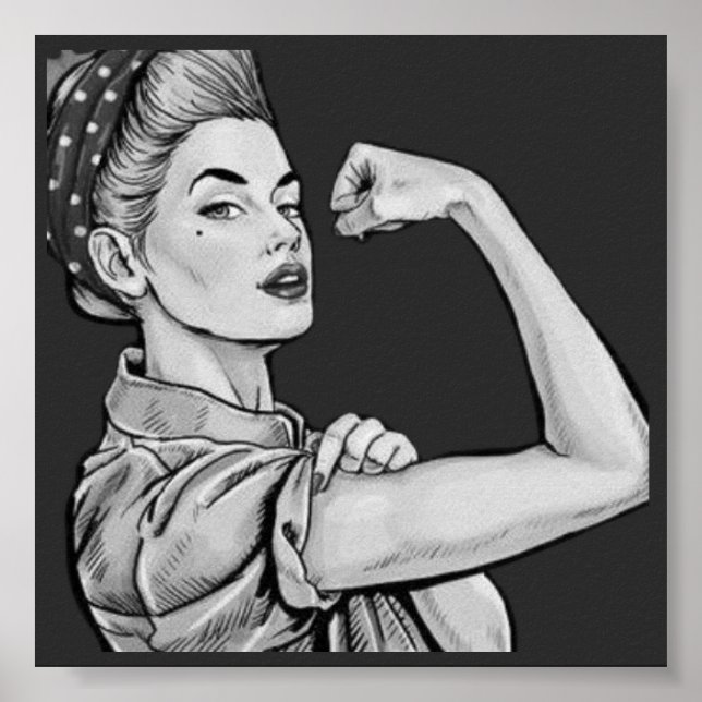 Poster rosie the riveter (Frente)