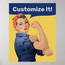 Poster Rosie the Riveter