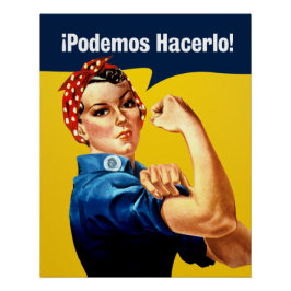 Pôster Rosie the Riveter | POSTER | Espanhol espanhol