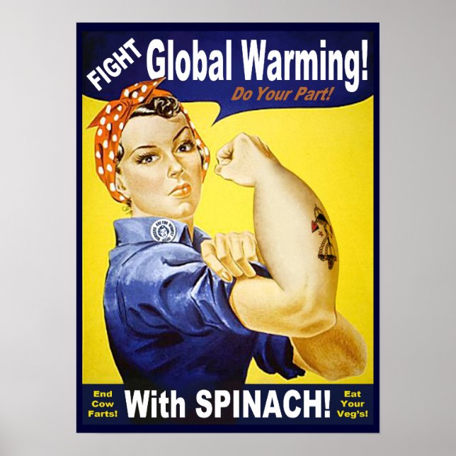 Pôster Rosie Vegan (Frente)