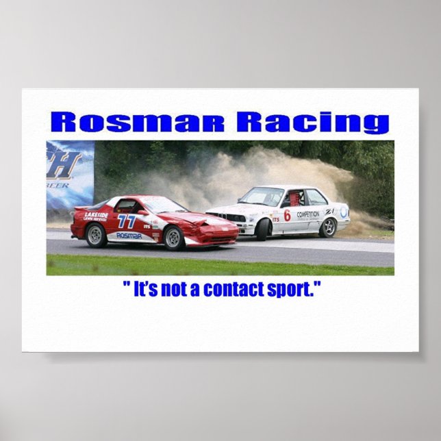 Poster Rosmar Racing (Frente)