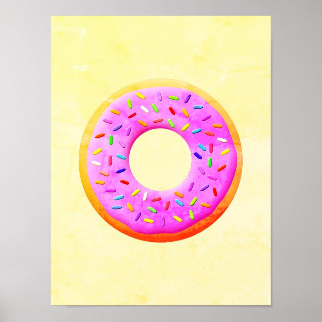 Poster Rosquinha Com Desenho De Serpentes (Frente)