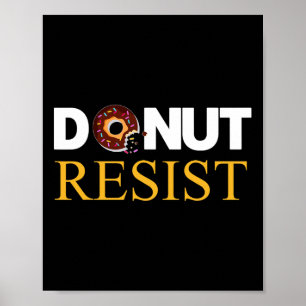 Poster Rosquinha Resistir A Presente Perfeito Engraçado P