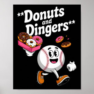 Poster Rosquinhas E Dingers Vendem Rosquinha Humor Do Ven