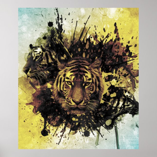 Poster rosto de leão (Frente)