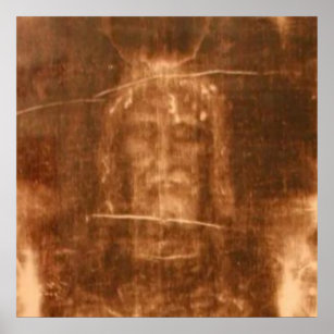 Poster Rosto de Turim Jesus Cristo, Rosto Sagrado