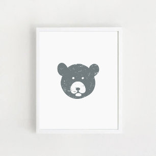 Poster Rosto de urso