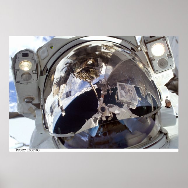 Pôster Rosto do astronauta (Frente)