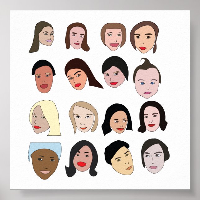 Poster Rostos (Frente)