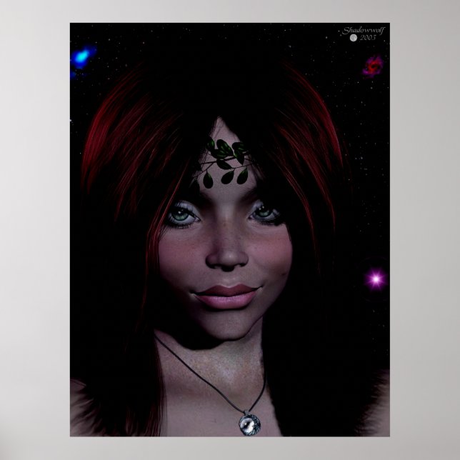 Pôster Rostos da Deusa - A Maiden (Frente)