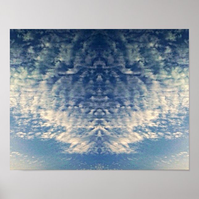 Poster Rostos No Céu (Frente)