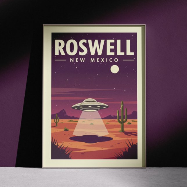 Poster Roswell Novo México Antigo (Criador carregado)