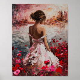 Poster Rosy Reverie: O primeiro embosque do amanhecer