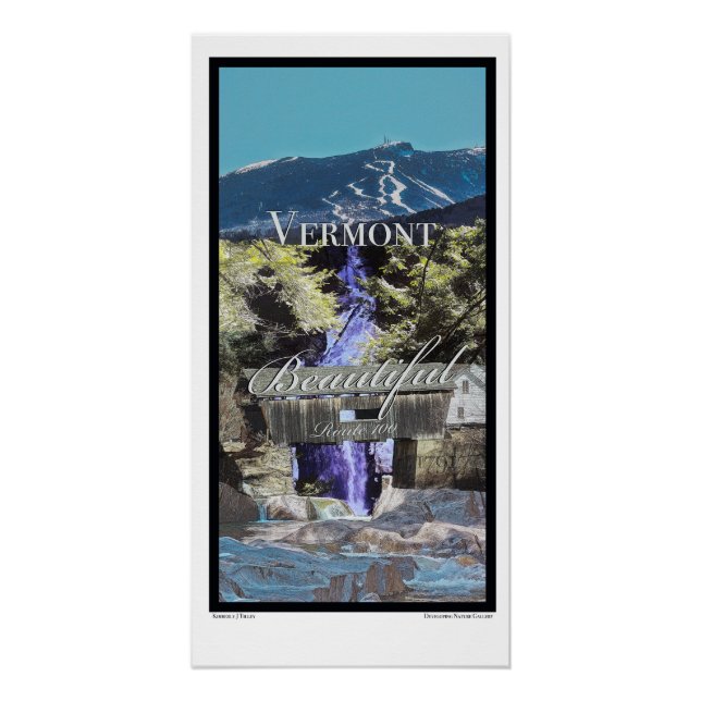 Pôster Rota 100, Vermont (Frente)
