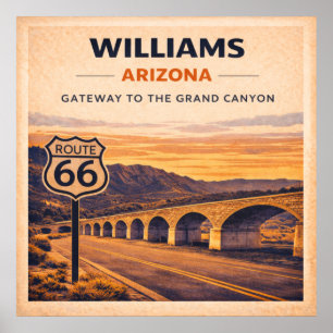 Poster Rota 66 Patrimônio Gateway Williams