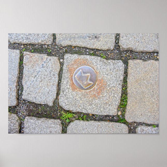 Poster Rota de coroação, Bratislava, Eslováquia (Frente)