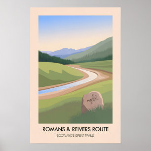 Poster Rota dos Romanos e Reivers nas Grandes Rotas da Es