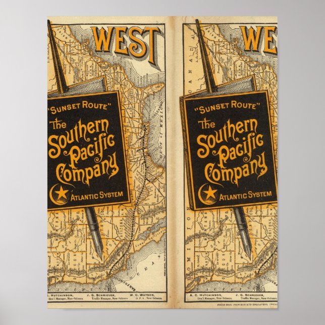 Pôster Rota Sunset (Frente)