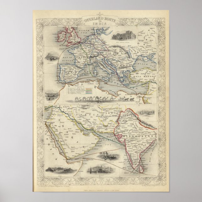 Pôster Rota Superterrestre Para A Índia (Frente)