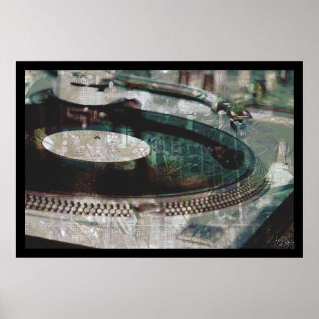 Pôster rotação do vintage g (Frente)