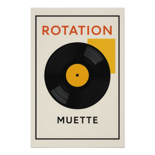 Pôster 🔁 Rotation Muette – Le Silence du Vinyle (Frente)