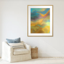 Roteiro cósmico - Pintura de Abstrato marmoreada