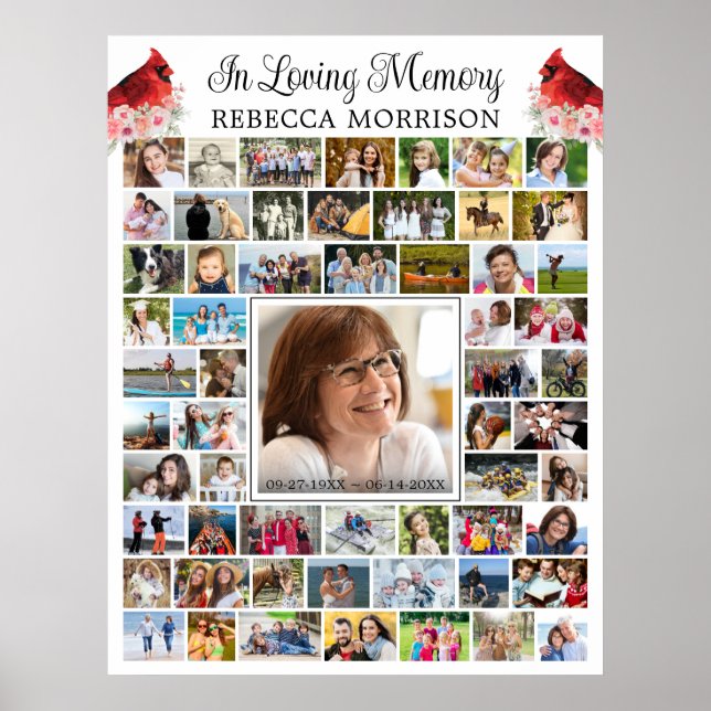 Poster Roteiro do Colagem de Fotos do Memorial Cardeal 59 (Frente)