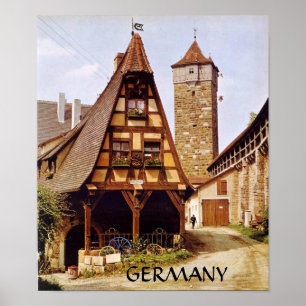 POSTER ROTHENBURG SEM TOCAR EM O TEMPO,