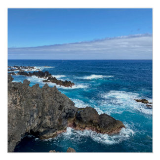 Pôster Rotsen in zee