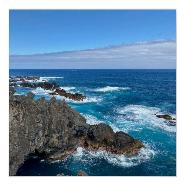 Pôster Rotsen in zee (Frente)