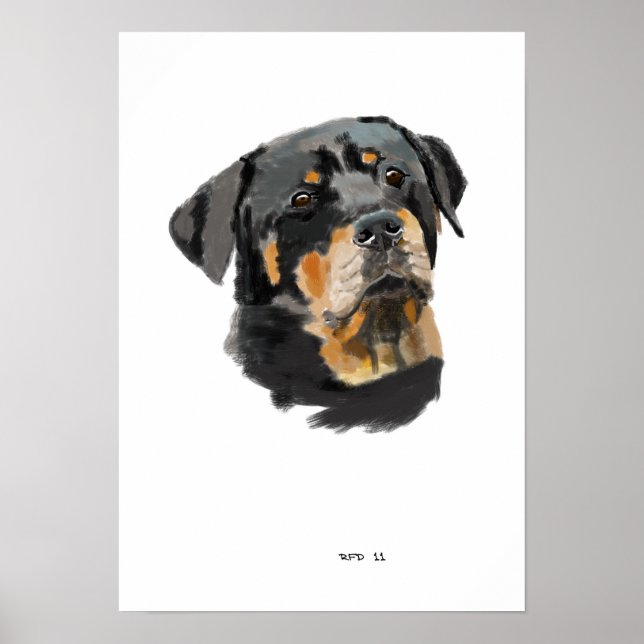 Poster Rottweiler (Frente)