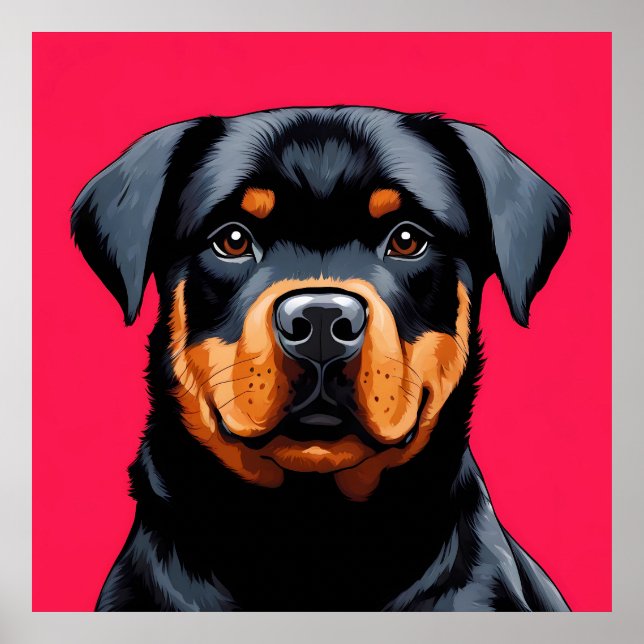 Poster Rottweiler (Frente)