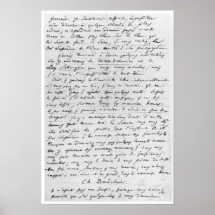 Pôster Rotule Richard Wagner ao 17 de fevereiro de 1860