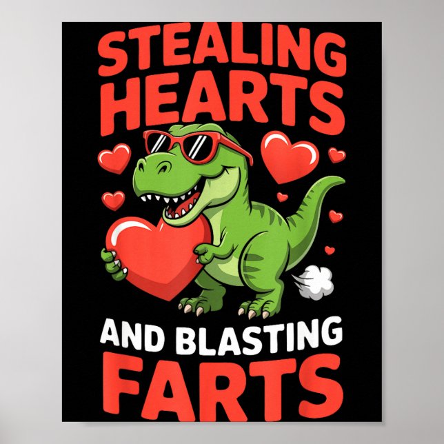 Poster Roubando corações e soltando flatulências (Frente)